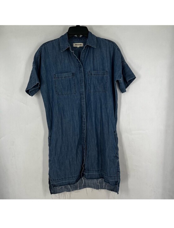 Madewell Short Sleeve Denim summer dress - Picture 5 of 7